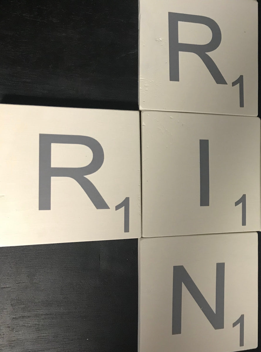 Scrabble Tiles for family name wall 3”x3” – Explore More Custom Design