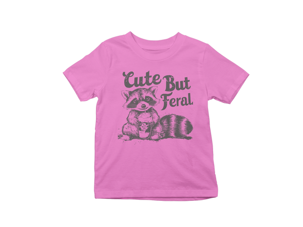 Cute but Feral Raccoon Women's Shirt