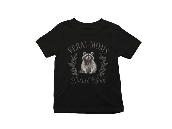 Feral Mom's Club: Women's Raccoon Graphic Tee