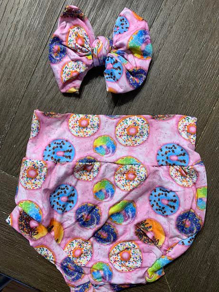 Donuts Bummies and Bow Set