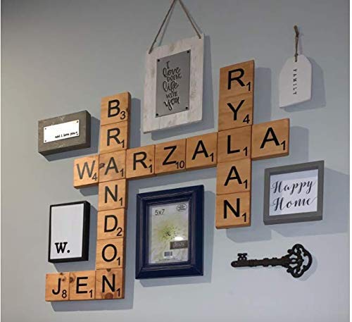 Custom Family Scrabble Tiles - 3.5'