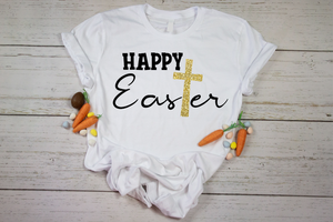 Happy Easter Cross Tee