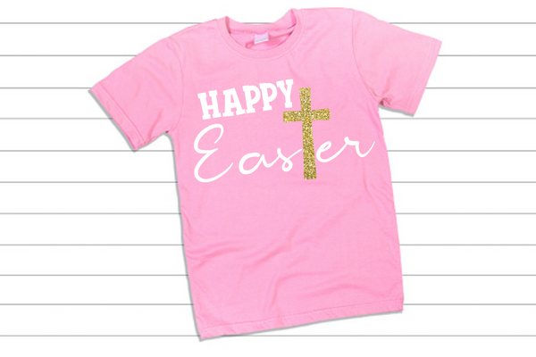 Happy Easter Cross Tee