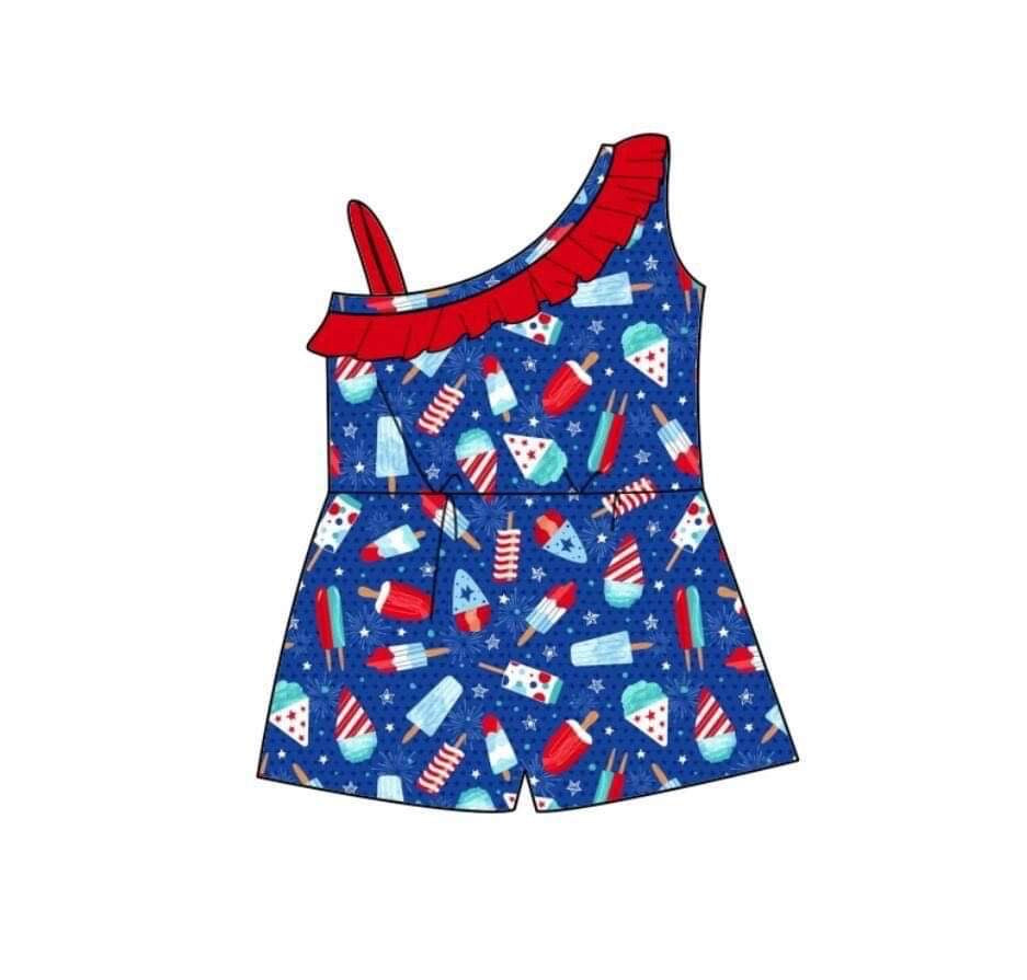 Fourth Of July Popsicle romper