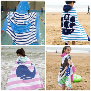 Hooded beach towels