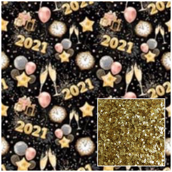 New Year’s eve 2021 Sequin Bells