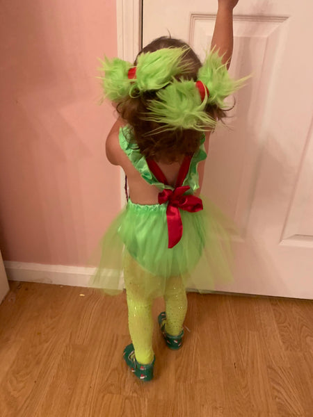 COMPLETE SET GRINCH ONESIE TULLE SANTA ROMPER