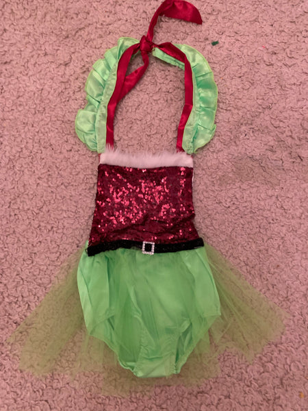 COMPLETE SET GRINCH ONESIE TULLE SANTA ROMPER