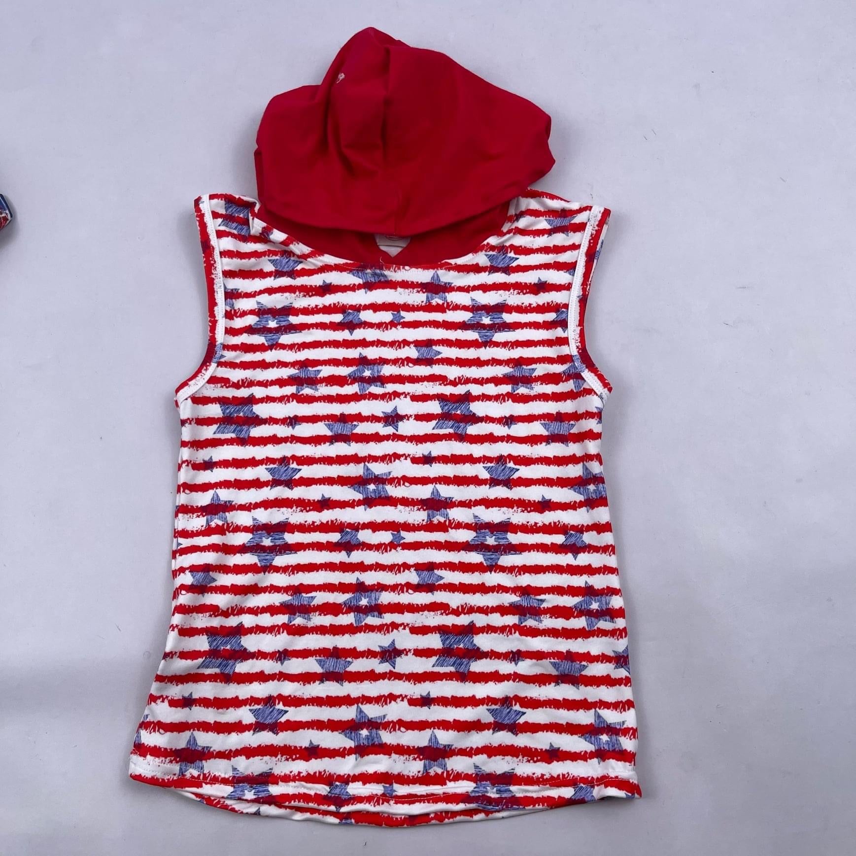 Stars and Stripes Hooded Tank