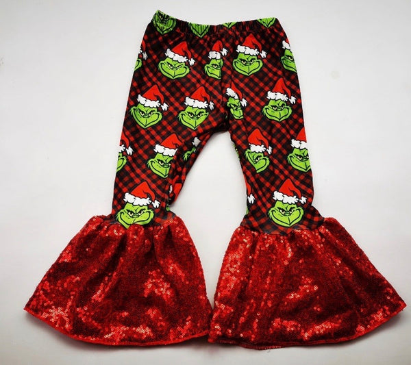 Grinch Glitter Bells